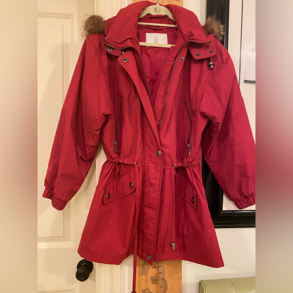 London Fog Ladies Coat with Hood - Size S - worn just a few times.